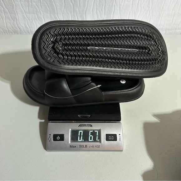 New black cloud shoes slides sandals size 7 - Picture 5 of 5